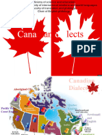 Canadian Dialects