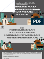 Perkembangan Hukum Pidana