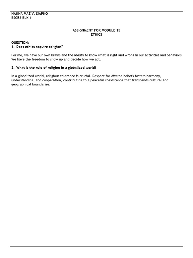 Assignment For Module 15 PDF