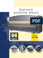 Hydraulic Guillotine Shears: Types