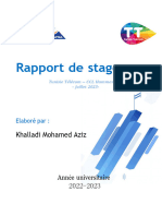 Rapport de Stage Telecom