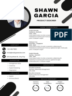 Black Modern Corporate Resume