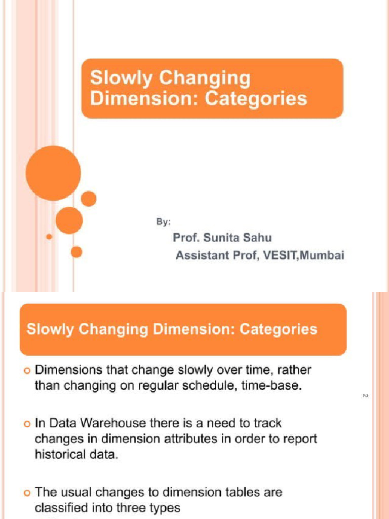 SCD Types | PDF
