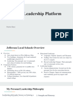 Personal Leadership Platform-Shays