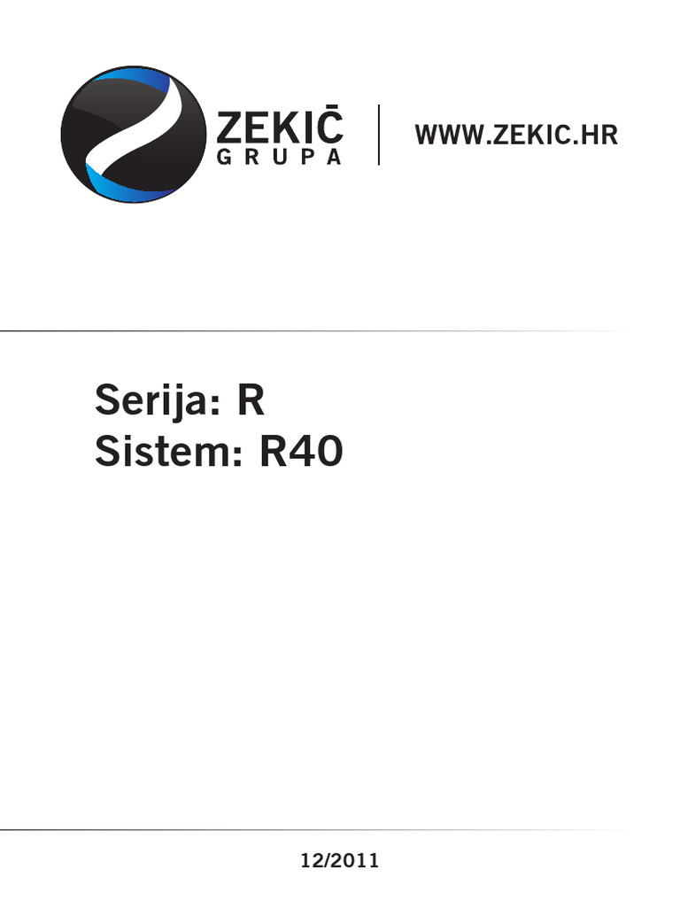 R40 System Overview by Zekić | PDF | Fax | Office Work