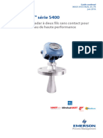 Guide Condensé Rosemount Série 5400 Transmetteur Radar À Deux Fils Sans Contact Pour Mesure de Niveau de Haute Performance FR FR 73590