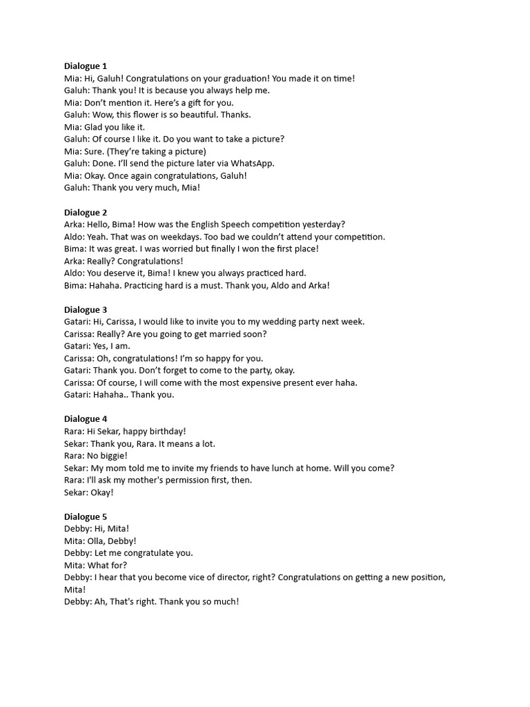 Congratulations Expressions | PDF | Home & Garden