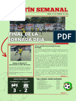 Documento A4 Portada de Periodico Deportivo Blanco