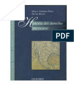 Historia Del Derecho Mexicano 4 Derecho Indiano Marco Antonio Perez de Los Reyes