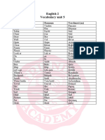 2ci Sinif Unit 5