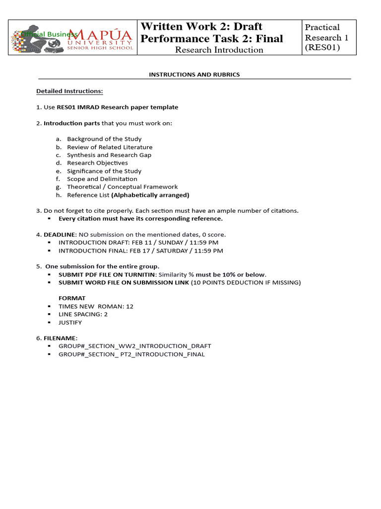 Research Introduction Guidelines | PDF | Concept | Apa Style