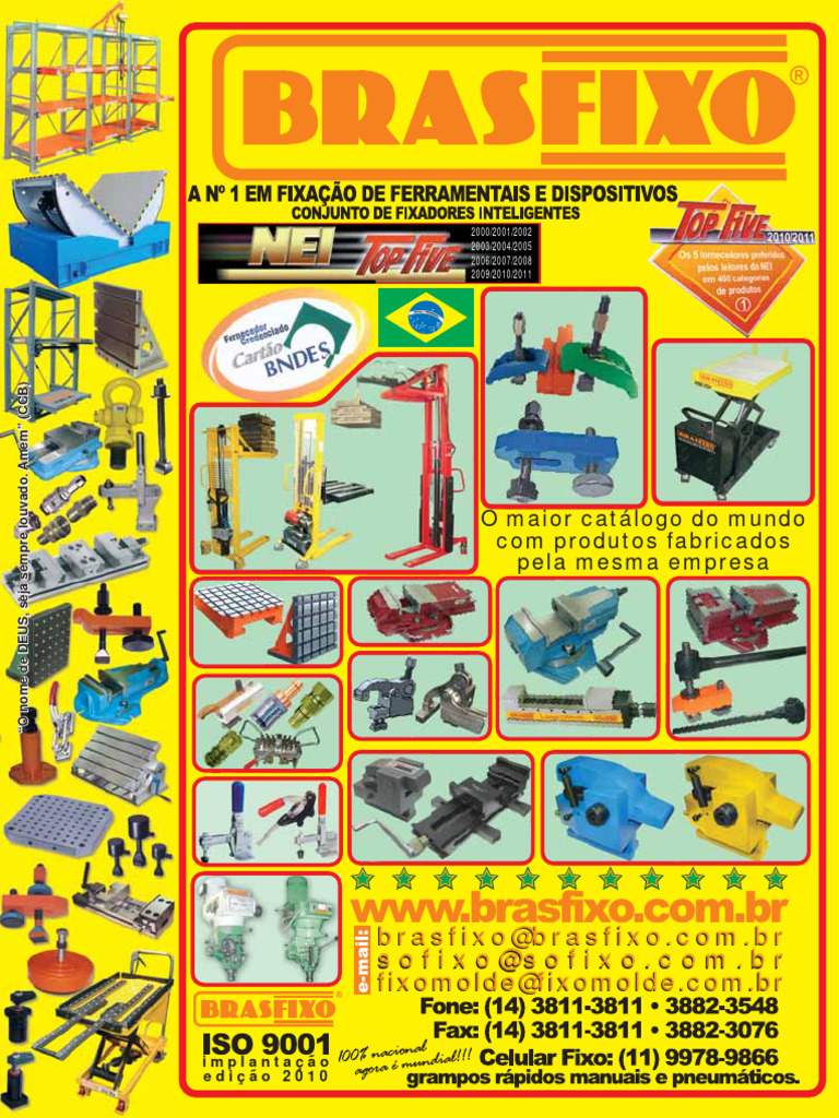 Catálogo de Produtos de Fixação e Moldes | PDF | Parafuso | Materiais