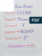 Ncamp Assignment 3