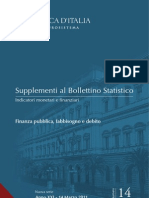 Debito Pubblico Italiano - Rapporto Banca d'Italia 14 Marzo 2001