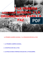 T.7. La Primera Guerra Mundial y La Organización de La Paz