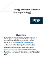2.symptomatology of Mental Disorders (Psychopathology)