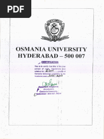 Osmania University: B.com (Gen/ Com) Syllabus 2005-2008 I, II, III Years Structure. O.U