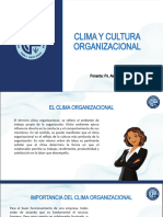 Clima y Cultura Organizal - Cdri