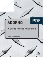 Adorno A Guide For The Perplexed