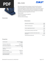 SKF SNL 3134 Specification