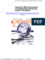 Full Solution Manual For Microeconomics Theory and Applications Browning Zupan 11Th Edition PDF Docx Full Chapter Chapter