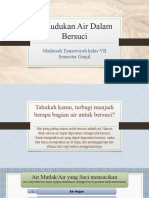 Kedudukan Air Dalam Bersuci: Madrasah Tsanawiyah Kelas VII Semester Ganjil