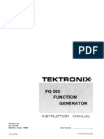 Tektronix FG503 Function Generator (Plugin) (1974) WW