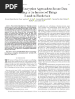 A Proxy Re-Encryption Approach To Secure Data Sharing in The Internet of Things Based On Blockchain