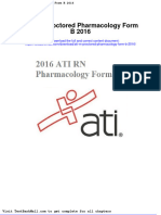 Full Ati RN Proctored Pharmacology Form B 2016 PDF Docx Full Chapter Chapter