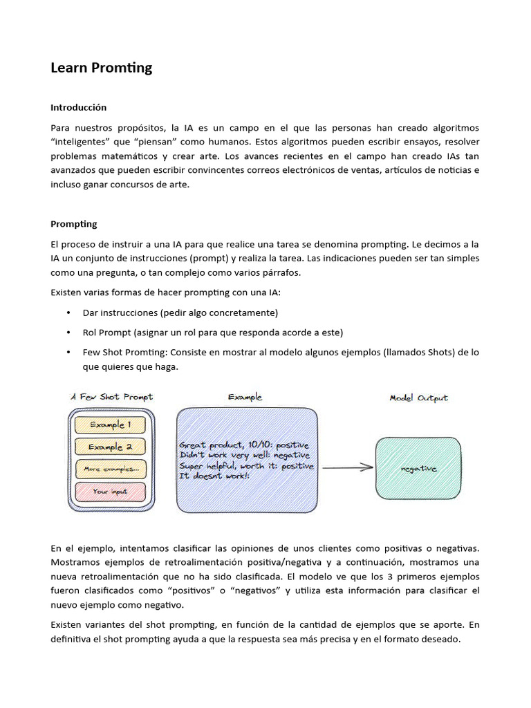 Técnicas de Prompting Efectivas | PDF | Inteligencia artificial ...