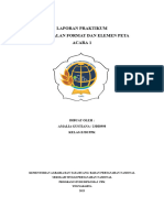 Laporan Praktikum Pengenalan Format Dan Elemen Peta Acara 1: Dibuat Oleh: Amalia Gustiana / 23di8998 Kelas:E/Di PPK