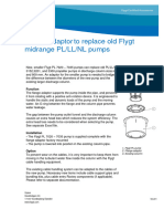 Flange Adaptor To Replace Old Flygt Midrange PL - LL - NL Pumps