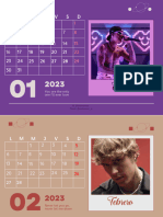 Calendario 2023 Justin Bieber