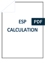 ESP Calculation (External Static Pressure Calculation)