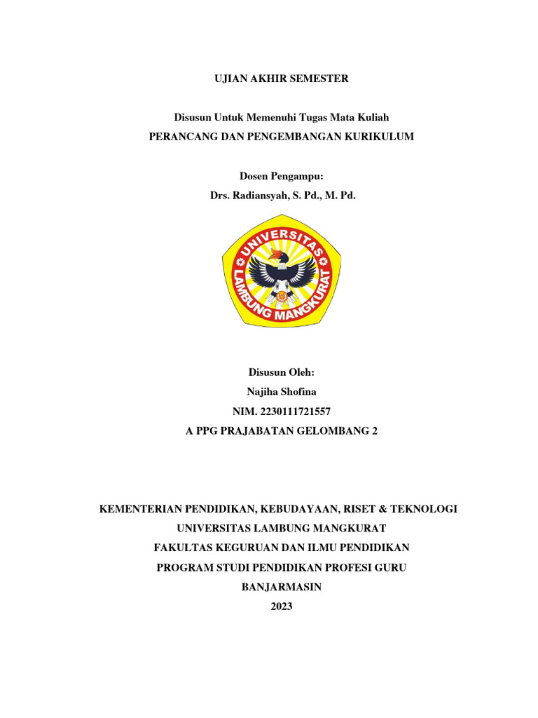 Rancangan Pembelajaran UbD | PDF