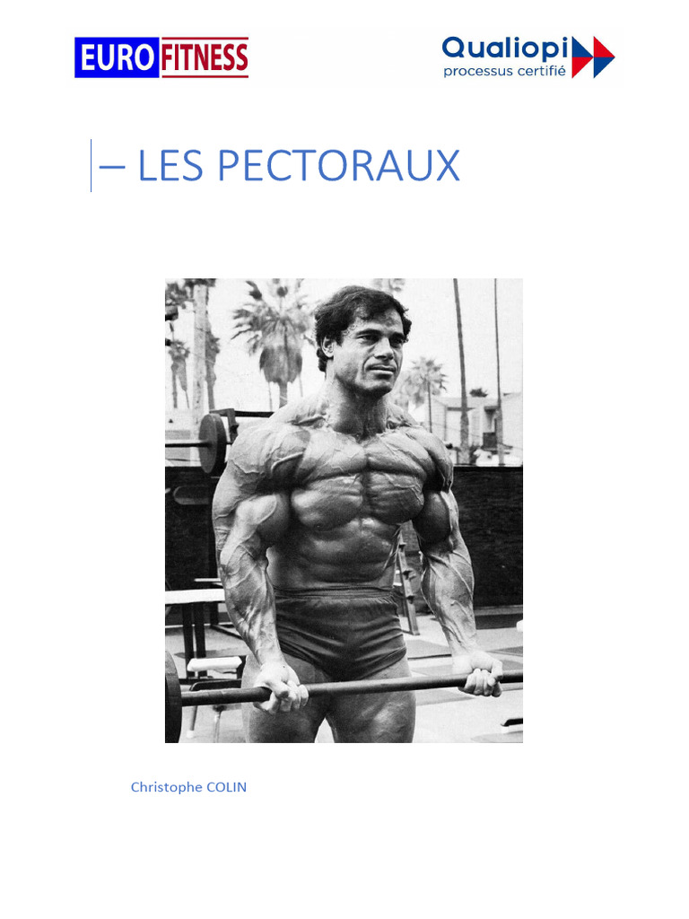 Anatomie des Pectoraux et Exercices | PDF | Anatomie | Appareil locomoteur