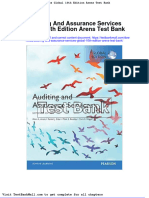 Full Auditing and Assurance Services Global 16Th Edition Arens Test Bank PDF Docx Full Chapter Chapter