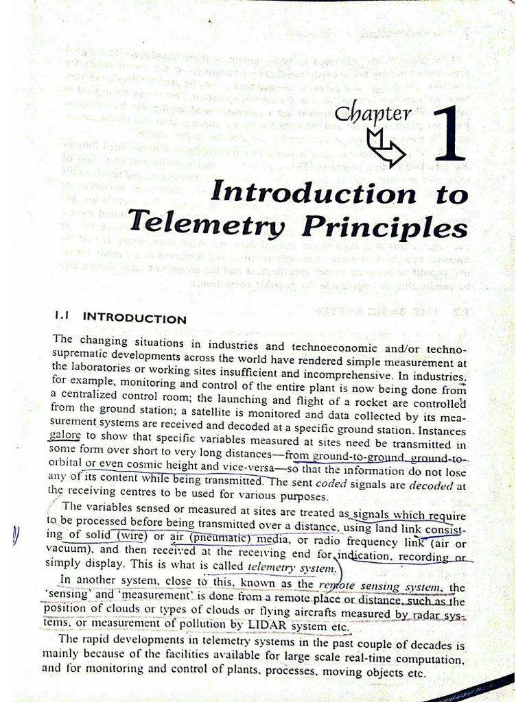 Telemetry Principles by D.patranabis (Chapter1-Chapter3) | PDF