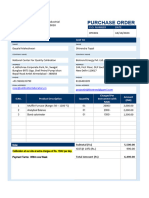 Po For Instrument Calibration