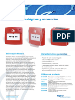 FireClass Pulsador Manual Analògico Datasheet