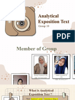 Analytical Exposotion Text
