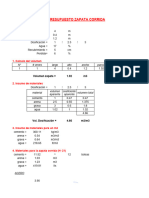 Calculo Presuepuesto Zapata