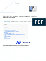 Manual Electro Estimulador MV-950