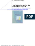 Full Probability and Statistics Degroot 3Rd Edition Solutions Manual PDF Docx Full Chapter Chapter