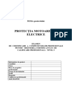 Protectie Motoare Electrice