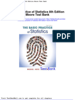Full Basic Practice of Statistics 8Th Edition Moore Test Bank PDF Docx Full Chapter Chapter