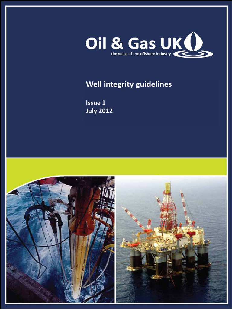 Oil & Gas UK Well Integrity Guidelines 2012 PDF Casing (Borehole)