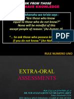 Extra-Oral Assessment 2