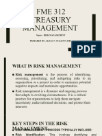FME 312 Treasury Management Risk MGT