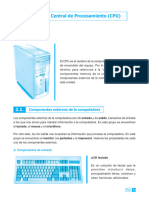 La Unidad Central de Procesamiento (CPU)